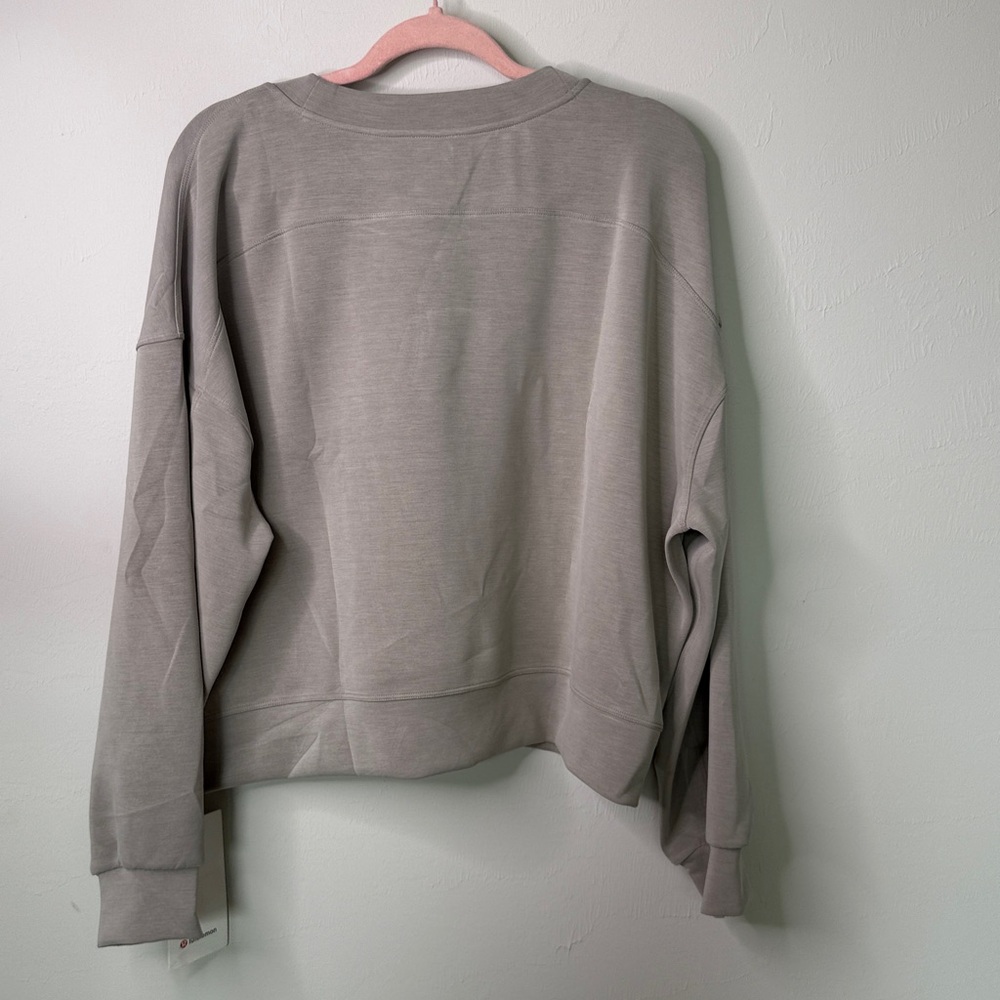 Lululemon Perfectly Oversized crop crew Softstreme - Picture 2 of 4